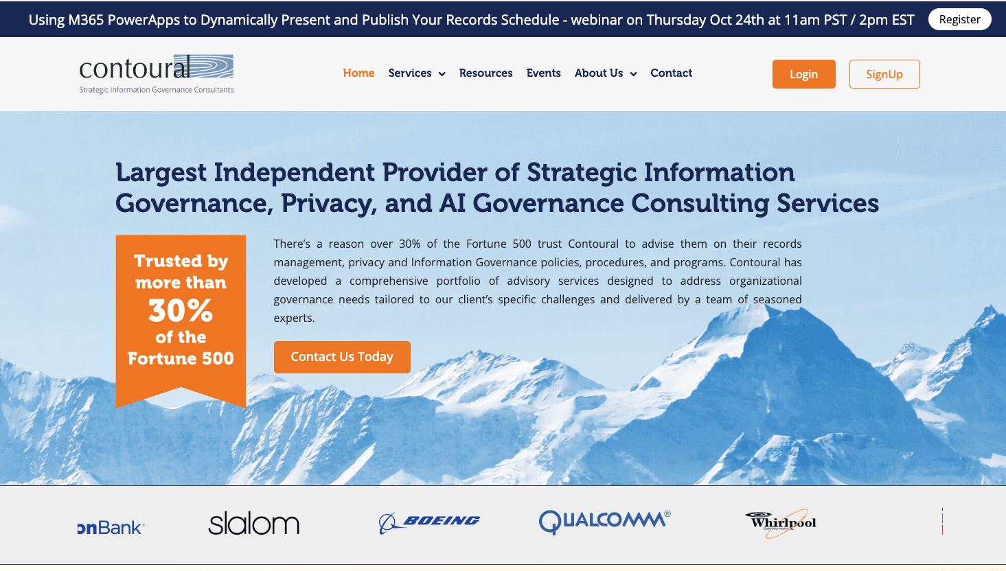 Contoural citation analysis interface showing document review queue